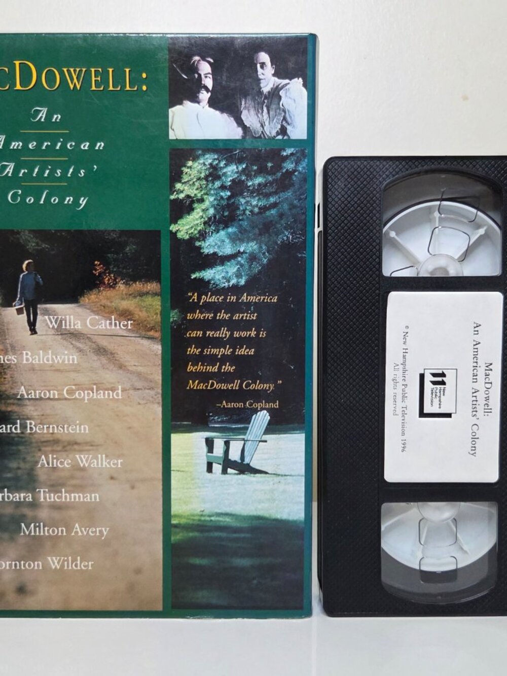 MacDowell: An American Artists’ Colony VHS 1996 Peterborough, New Hampshire